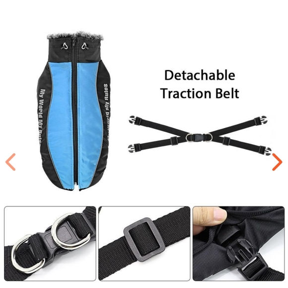 BNWOT dog  Harness winter jacket - Picture 10 of 12
